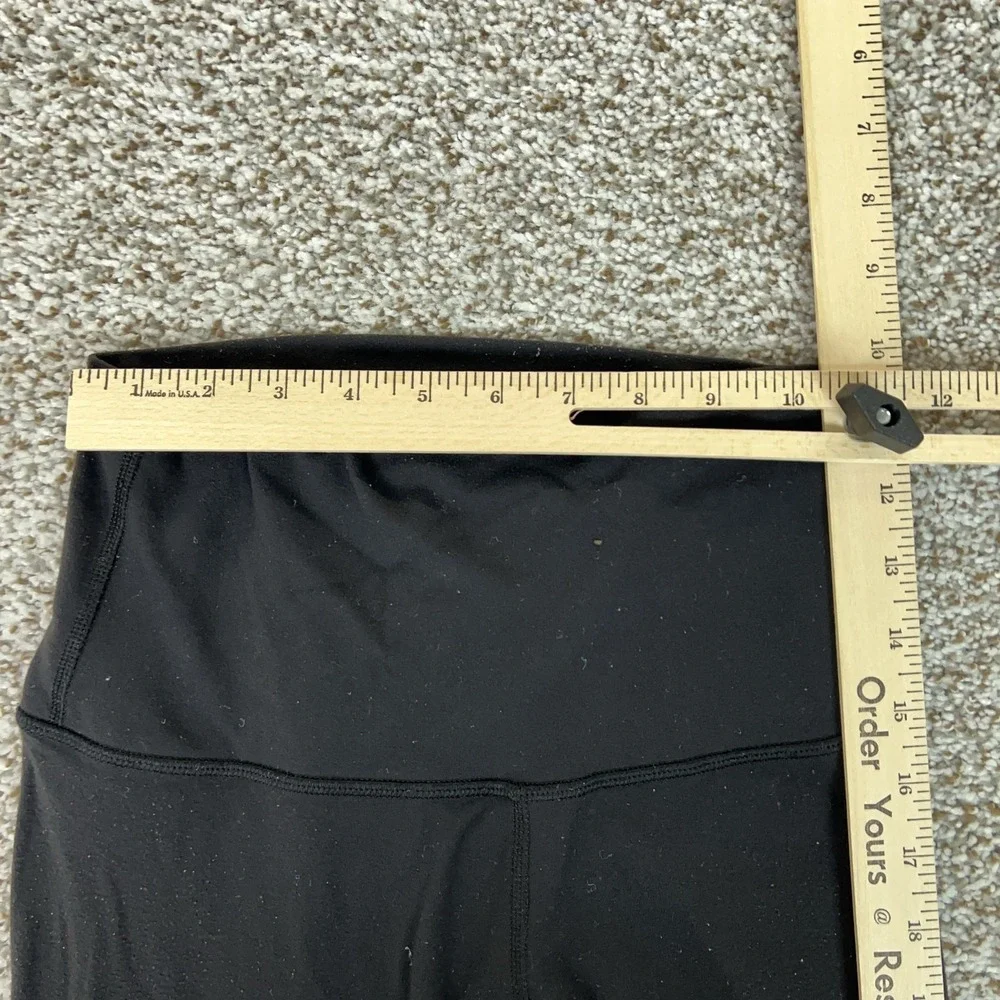 Lululemon Pants Womens 4 Black‎ High Rise Ankle Leggings Yoga Gym Sport Workout